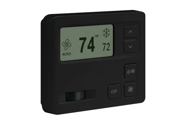 Crestron CHV-THSTAT-PIR-10 Heating/Cooling Thermostat, 0-10V or Relay Control, with Occupancy Sensor