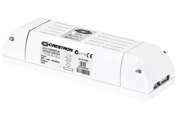 Crestron CLCI-1SW2EX In-Ceiling Switch, 2 Channels, infiNET EX Wireless, 230VAC