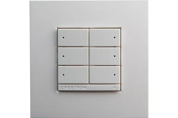 Crestron CLWI-KPLEX-BATT On-Wall Wireless Lighting Keypad, Battery Powered