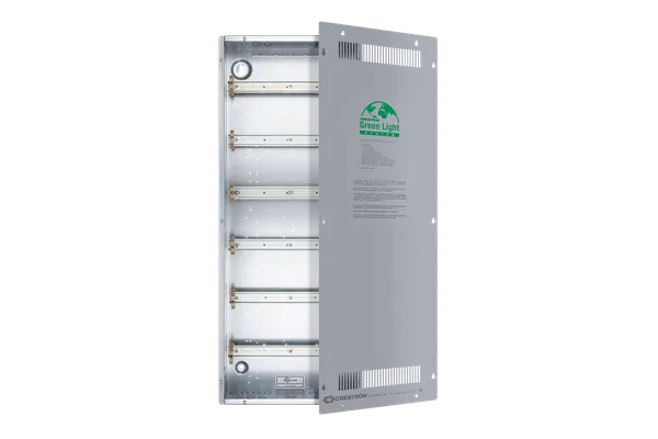 Crestron DIN-EN-6X18 Enclosure for DIN Rail Devices, 6 DIN Rails, 18 M Wide
