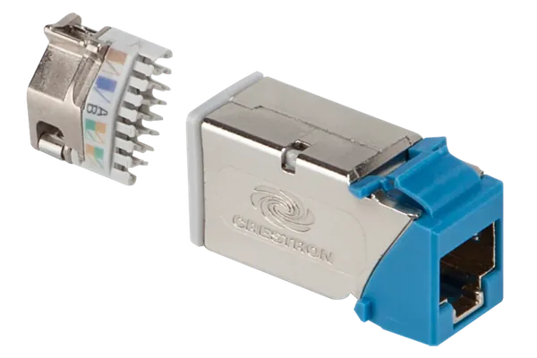 Crestron DM-CONN-ULTRA-RECP-20 DigitalMedia Ultra Keystone RJ-45 Jack, 20-Pack w/Termination Tool