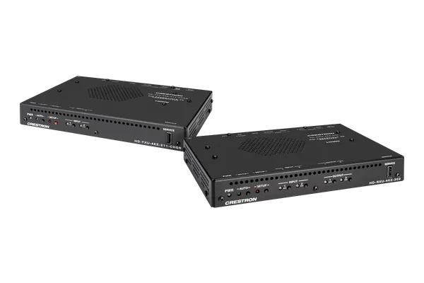 Crestron DM-EXT-2022 4K60 4:4:4 DM Essentials Receiver and 2x2 Auto-Switcher for HDMI, USB-C DisplayPort, and USB 2.0 Signal Extension over CATx Cable