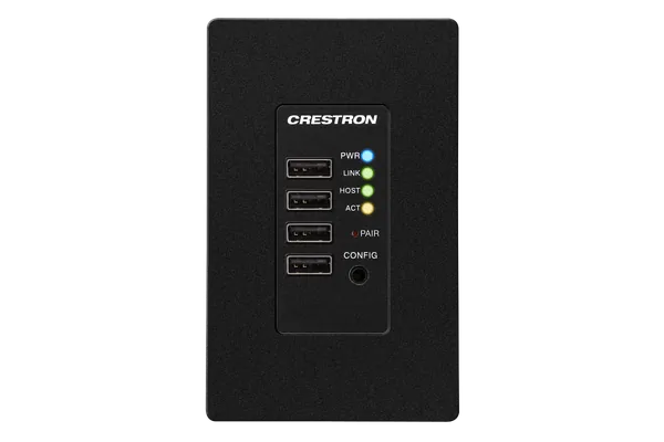 Crestron DM-NUX-R2-1G DM NUX USB over Network Wall Plate with Routing, Remote