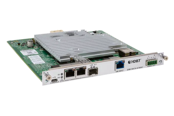 Crestron DM-NVX-E760C DM NVX 4K60 4:4:4 HDR Network AV Encoder Card with DM Input