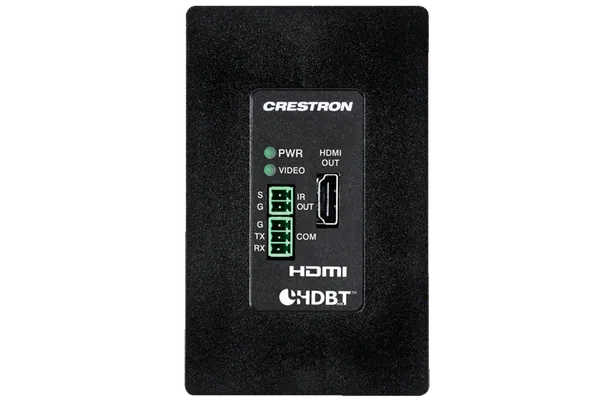 Crestron DM-RMC-4K-100-C-1G Wall Plate 4K DigitalMedia 8G+ Receiver & Room Controller 100