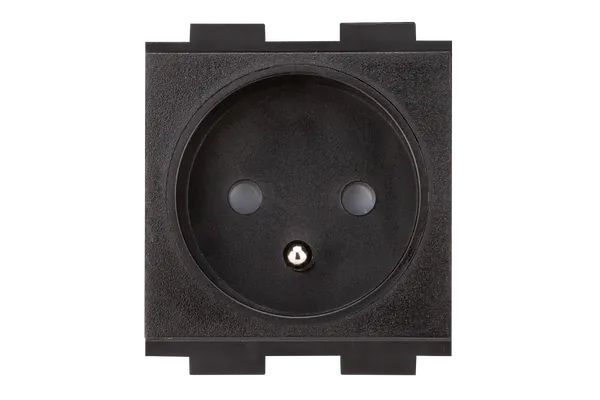 Crestron FT2A-PWR-FR-1-BASIC AC Power Outlet Module for FT2 Series, Single, France/Belgium, Type E