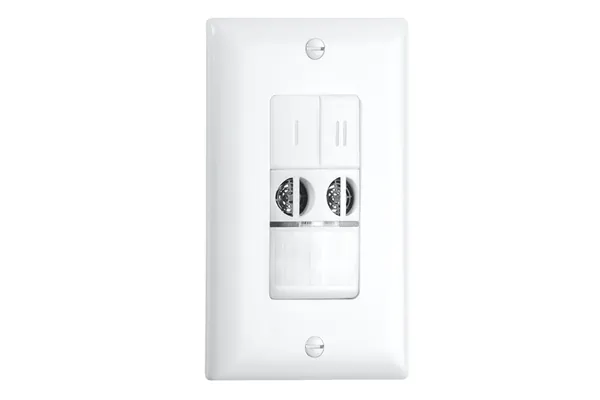 Crestron GLA-DT-VS-2 STEINEL DT VS 2 Dual Technology Dual Relay Wall Switch Vacancy Sensor, White
