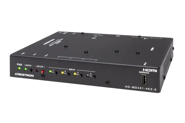 Crestron HD-MD4X1-4KZ 4x1 4K60 4:4:4 HDR AV Switcher
