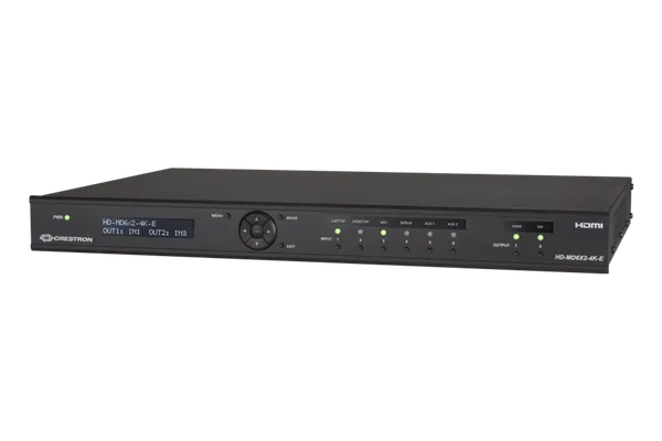 Crestron HD-MD6X2-4K 6x2 4K HDMI Switcher