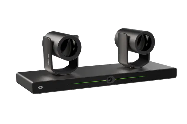 Crestron IV-CAM-I12D 1 Beyond i12D Intelligent 4K Dual Camera Speaker Tracking Solution, 12x Optical Zoom, Moon Gray