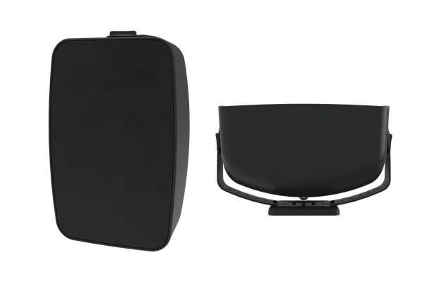 Crestron SAROS SMT8T Saros 8 in. 2-Way All Weather Surface Mount Indoor/Outdoor Speaker, Black Textured, Single