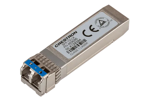 Crestron SFP-1G-LX SFP Transceiver Module for DM-NVX Series, Duplex Single-Mode Fiber, 1310 nm