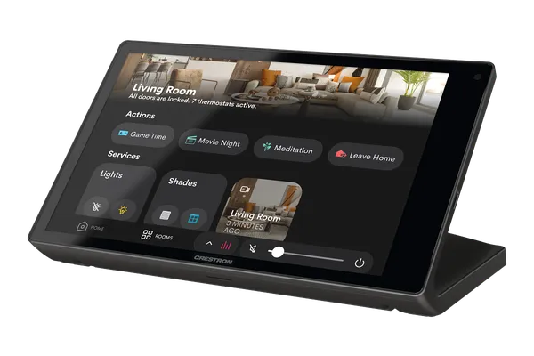 Crestron TS-880R 8.1 in. Tabletop Touch Screen, Crestron Home OS Version