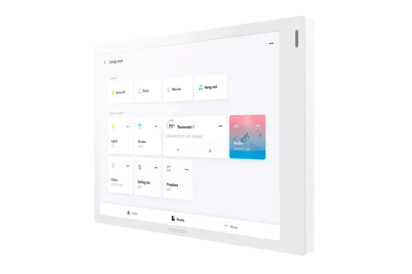 Crestron TSW-770R 7 in. Wall Mount Touch Screen, Crestron Home OS Version, White