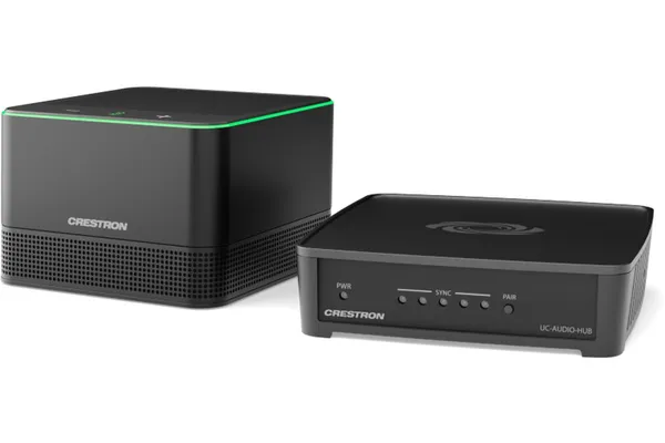 Crestron UC-AUDIO-1-B-DR2 Flex Pod Wireless Audio Kit with Hub and Pod, Black