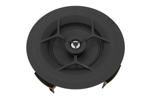 Crestron ULTIMATE IC6 Ultimate 6.5 in. 2-Way All Weather In-Ceiling Speaker, White Textured, Single