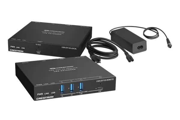 Crestron USB-EXT-3S SYSTEM USB 3.2 Extender over CAT 6a/7 Cable