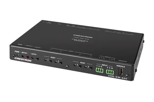 Crestron USB-SW-400 4-input USB 3.2 Data Matrix Switcher