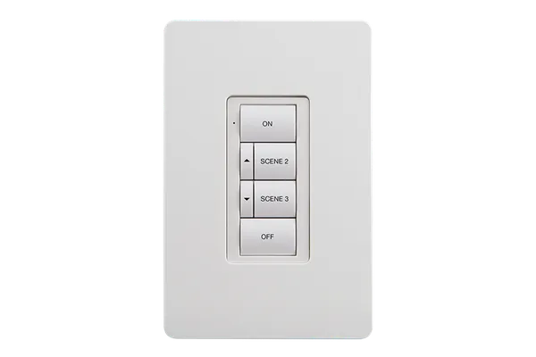 Crestron ZUMMESH-KP10DBATT Zum Battery-Powered Wireless Keypad, 6-Button w/Sensor Control