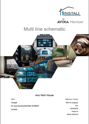 Multi-line schematic rooms