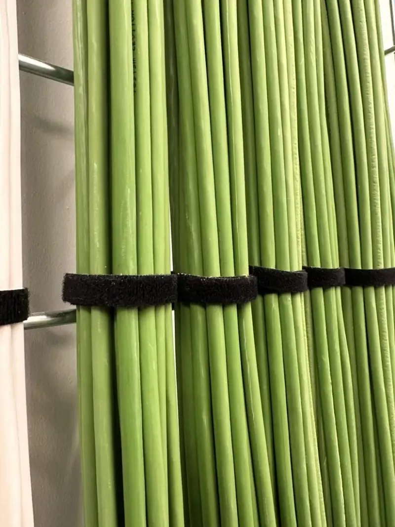 Neatly dressed structured cabling for a Cork office