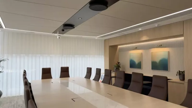 Executive boardroom in a Cork office
