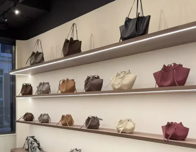 Crestron controlled shelf lighting in a Dublin retail boutique