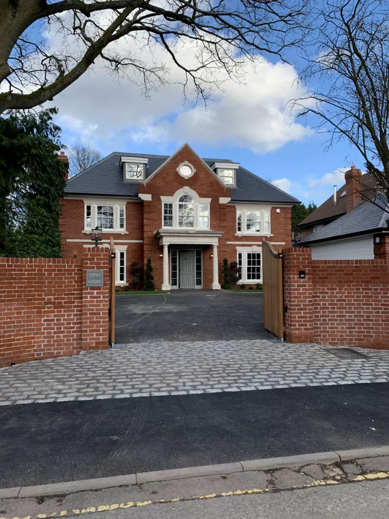 The finished luxury new build