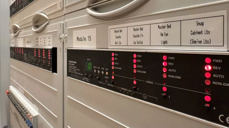 Labelled lighting control modules