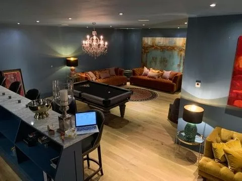 The room from the bar
