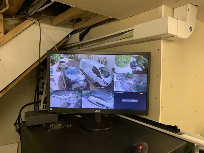 CCTV monitor for the household