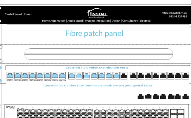 Rack elevation drawing