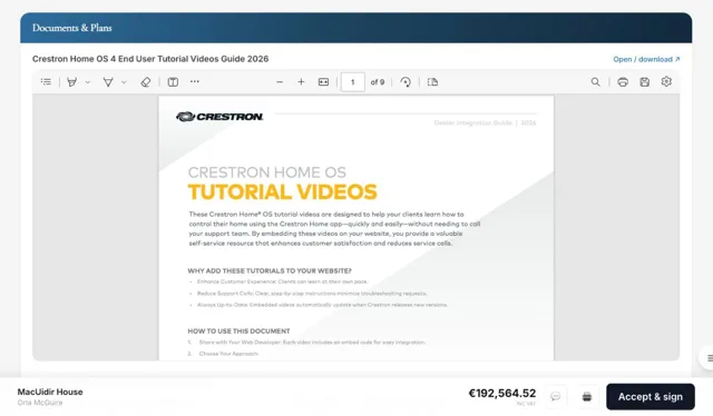 Documents embedded in the proposal
